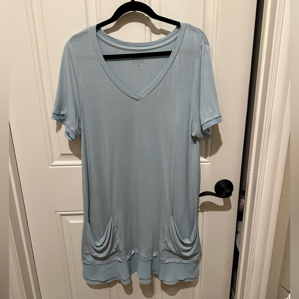 LOGO by Lori Goldstein Short Sleeves Tunic